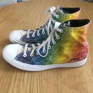 Converse Chuck Taylor High Tops Rainbow Pride Parade Limited Edition Women 11 M9